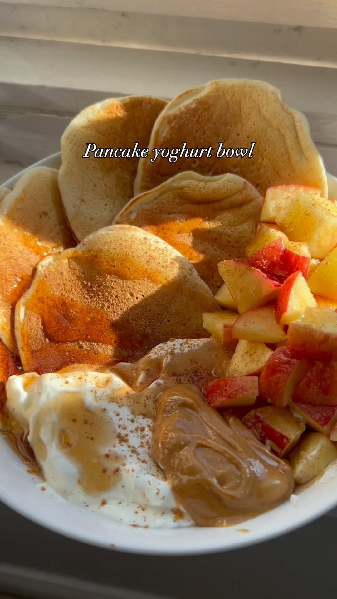 Protein Pancake Yoghurt Bowl recipe