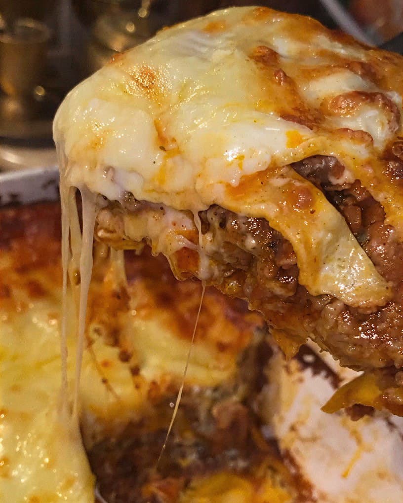 Classic Lasagne with Meat and Bechamel Sauce recipe