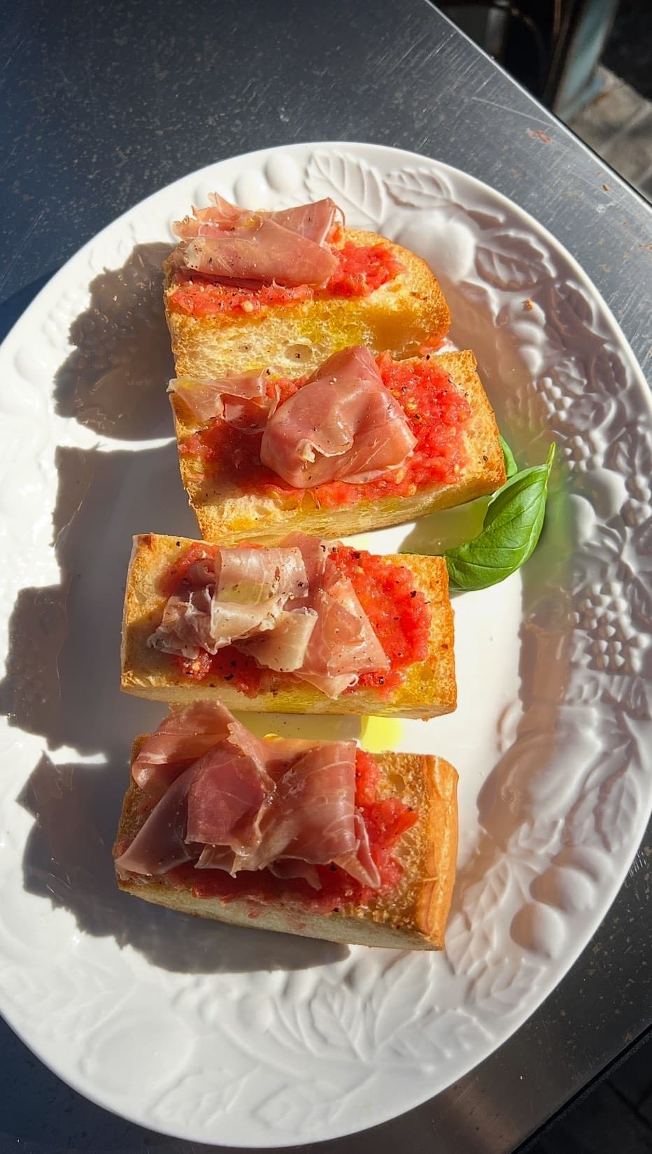 Pan Con Tomate with Garlic Vinaigrette recipe