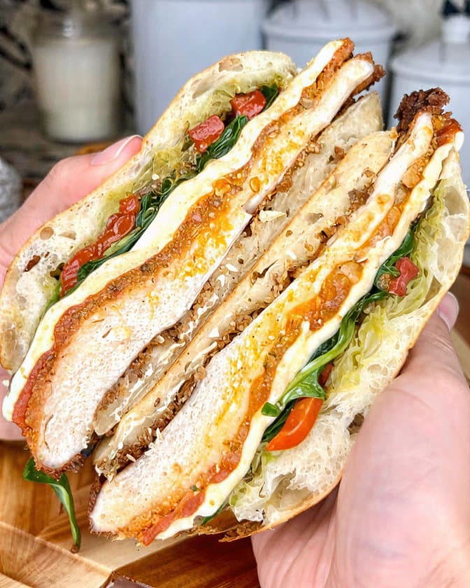 Chicken Parm Sandwiches recipe