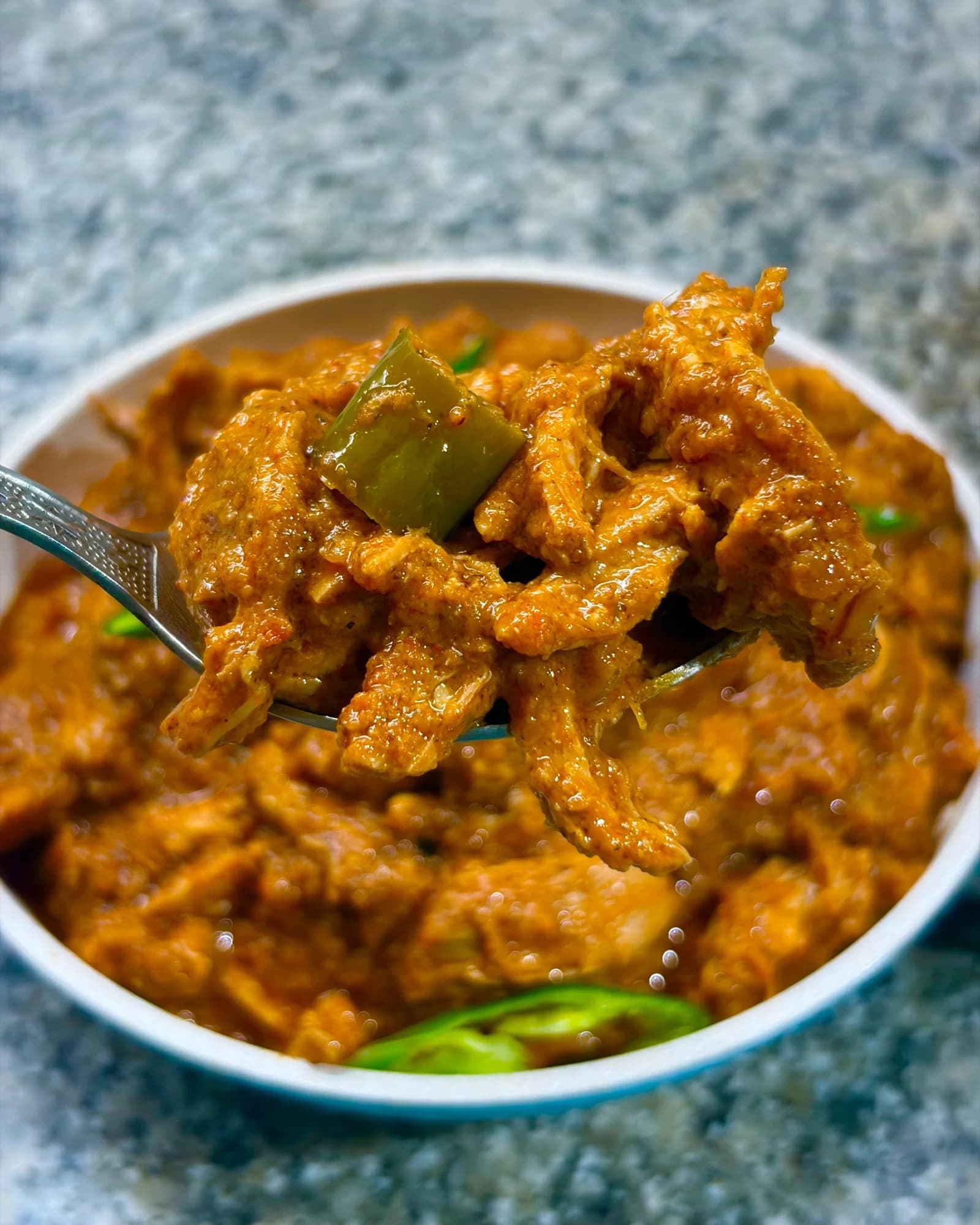 Shredded Chicken Masala recipe