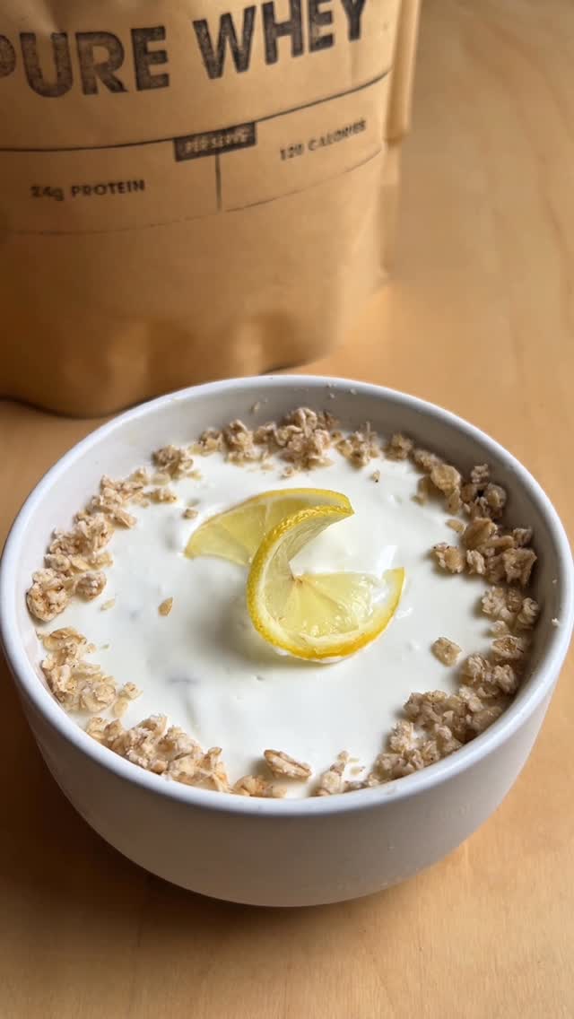 Lemon Cheesecake Overnight Oats recipe