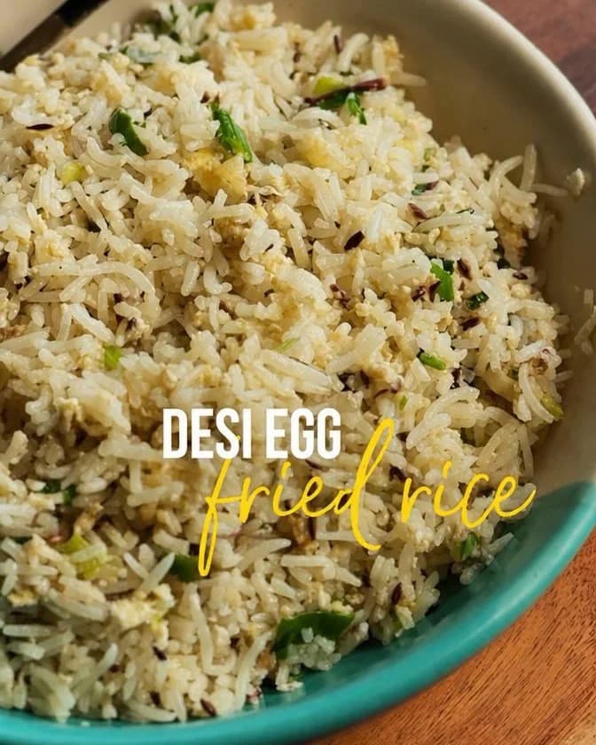 Garlic Butter Egg Fried Rice recipe