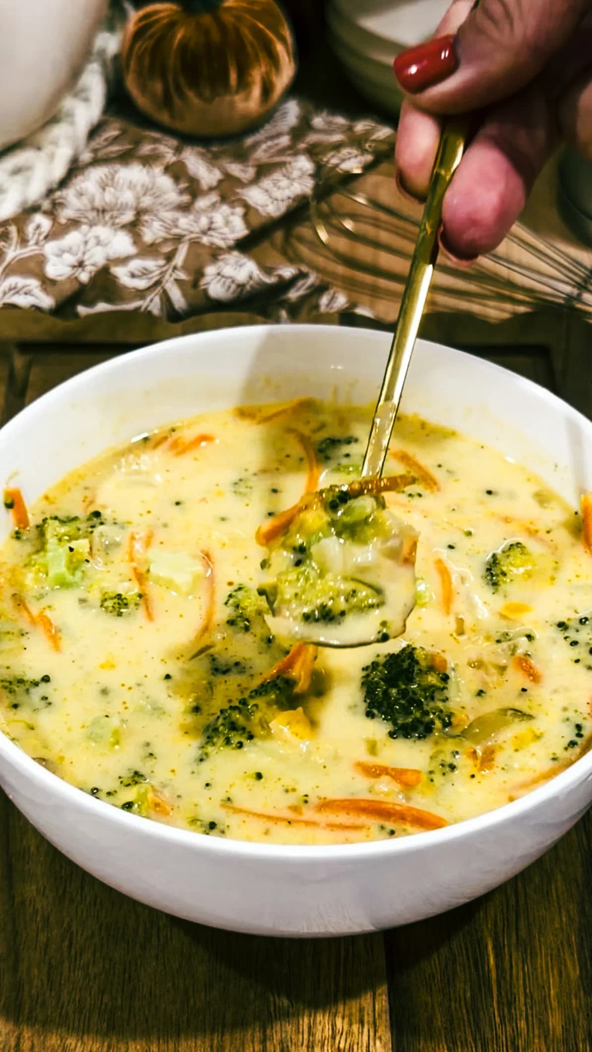 Easy Broccoli Cheddar Soup recipe