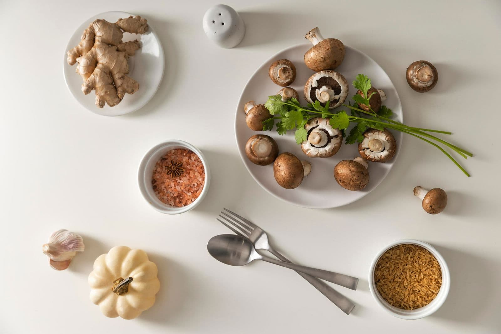 different type of food laid out