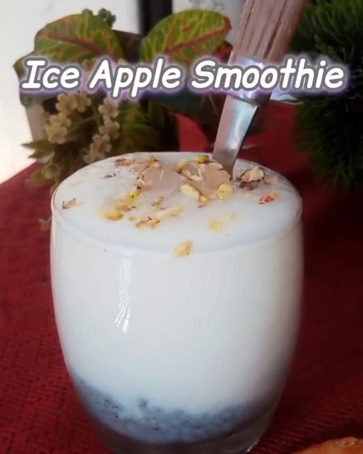 Ice Apple Smoothie | Tadgola Shake | Nungu recipe
