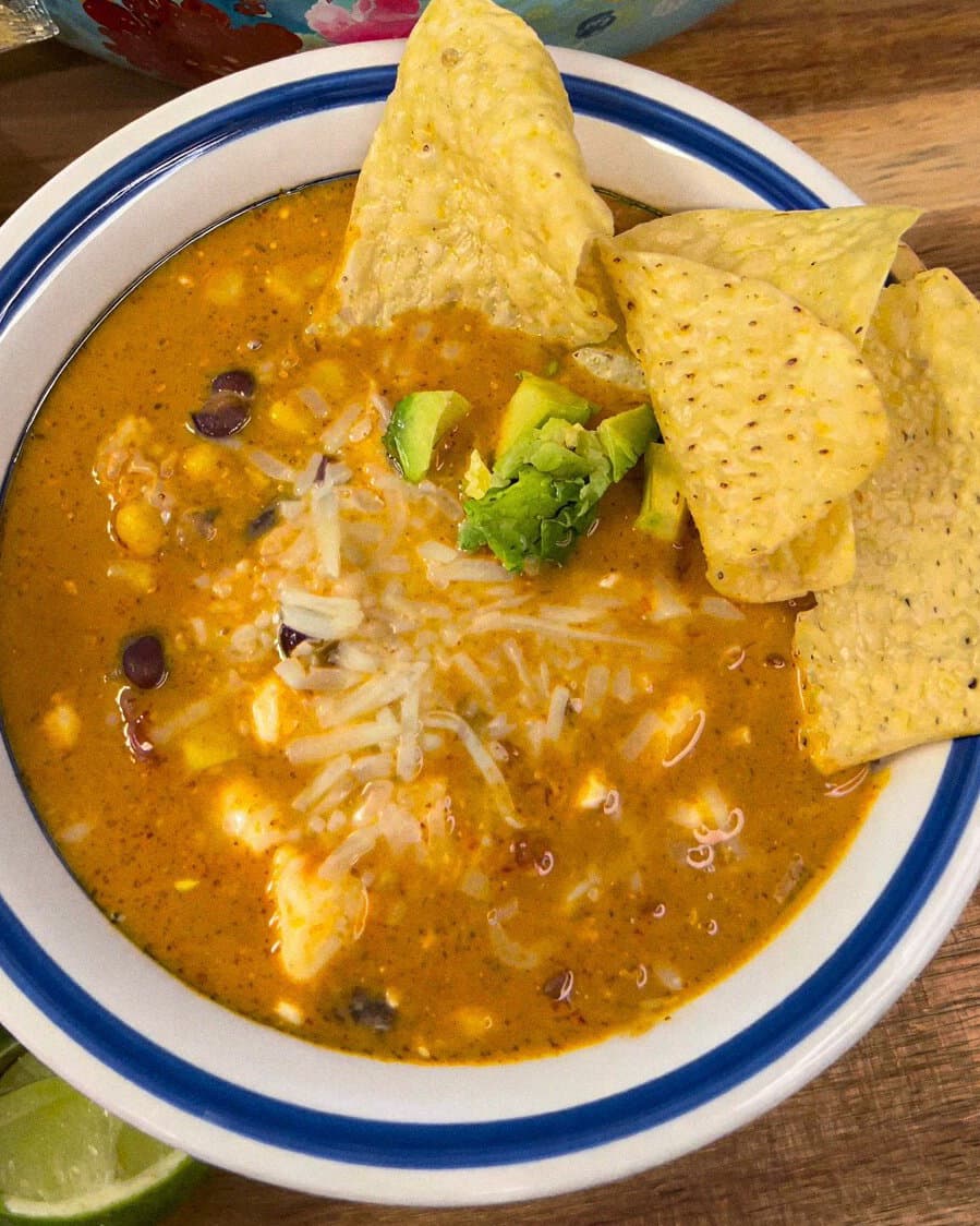 Chicken Enchilada Soup recipe