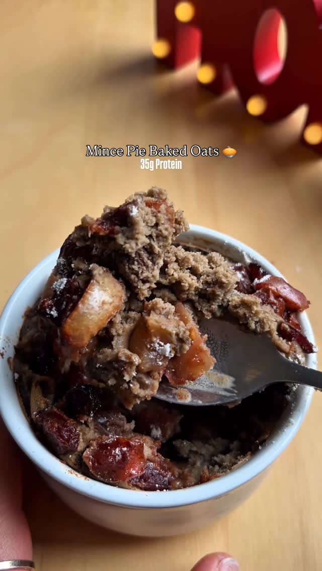 Mince Pie Baked Oats recipe