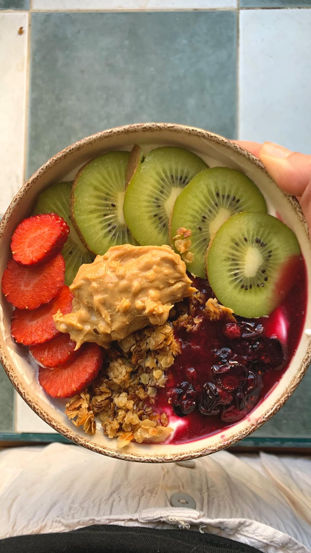 Yogurt Bowl with Blueberry Compote and Homemade Granola recipe
