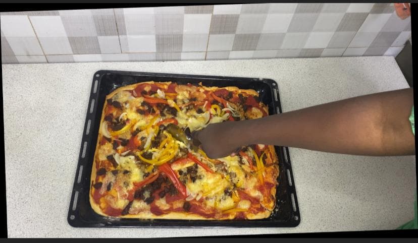 Mexican-Inspired Beef & Vegetable Pizza recipe