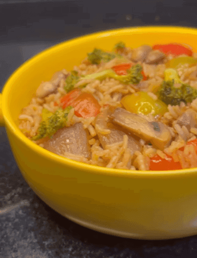 Mongolian Rice recipe