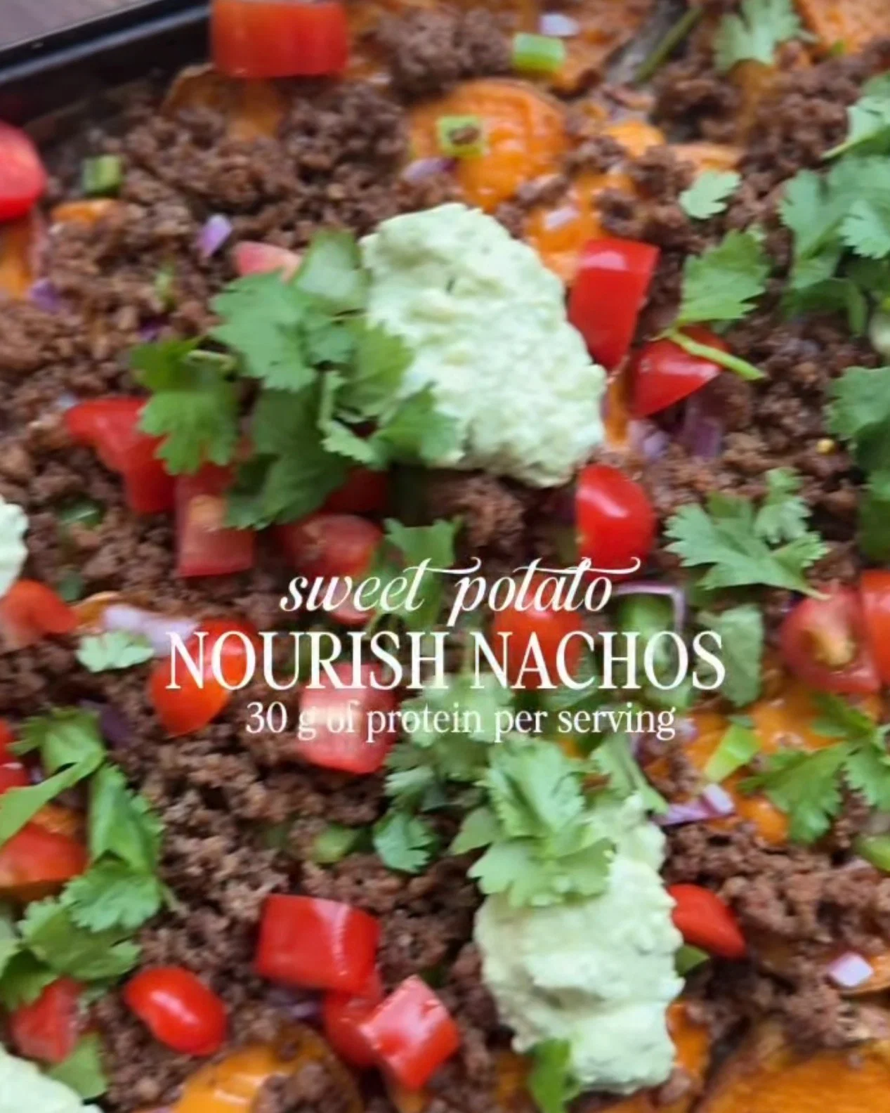 Sweet Potato Nourish Nachos recipe