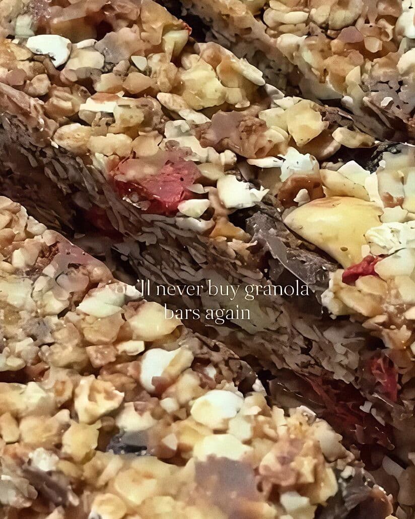 No-Bake Granola Bars recipe