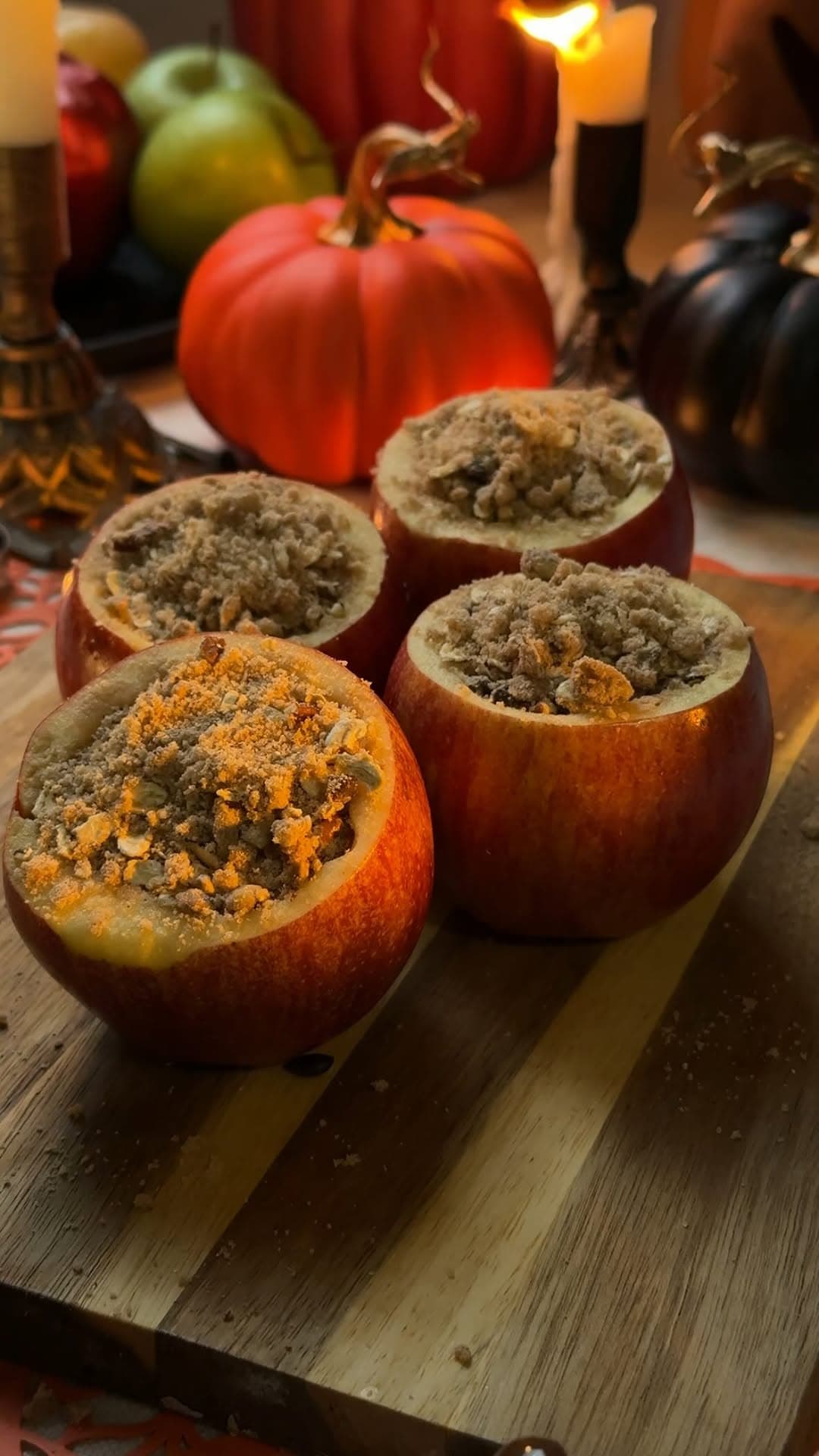 Halloween Baked Apples recipe
