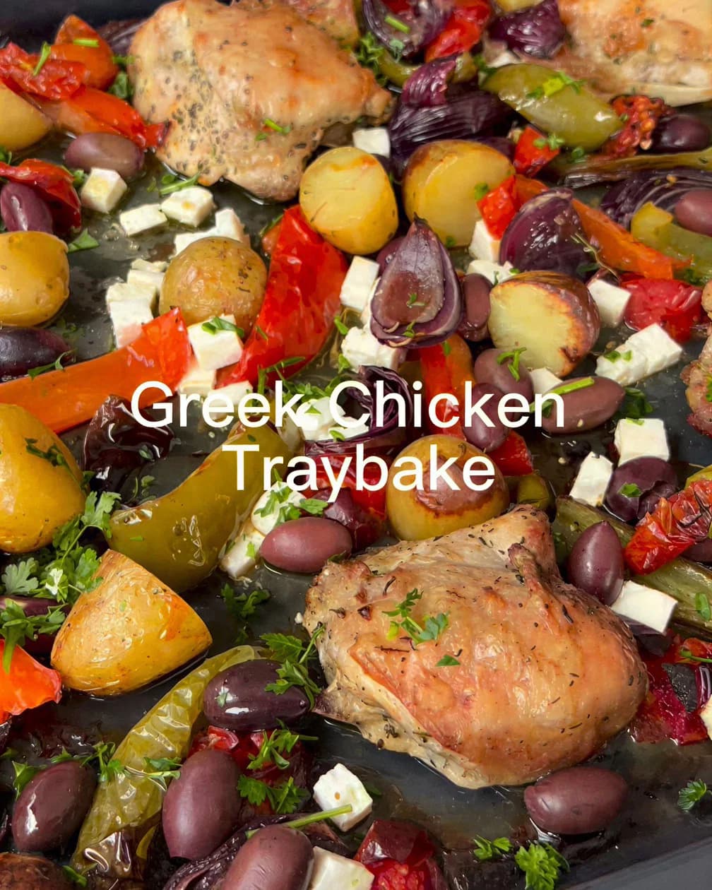 Greek Chicken Traybake recipe