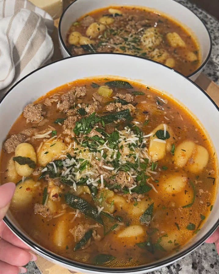 Italian Sausage & Gnocchi Soup recipe