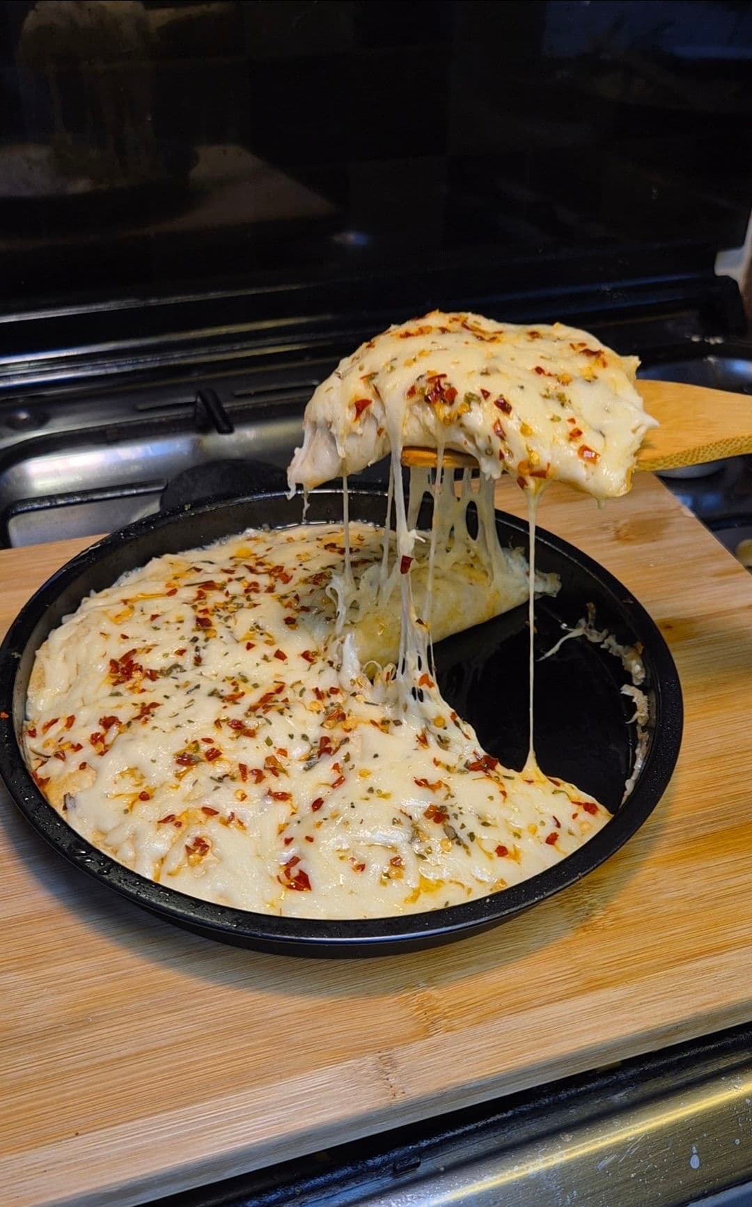 Spicy Pizza-Style Quesadilla Triangles recipe