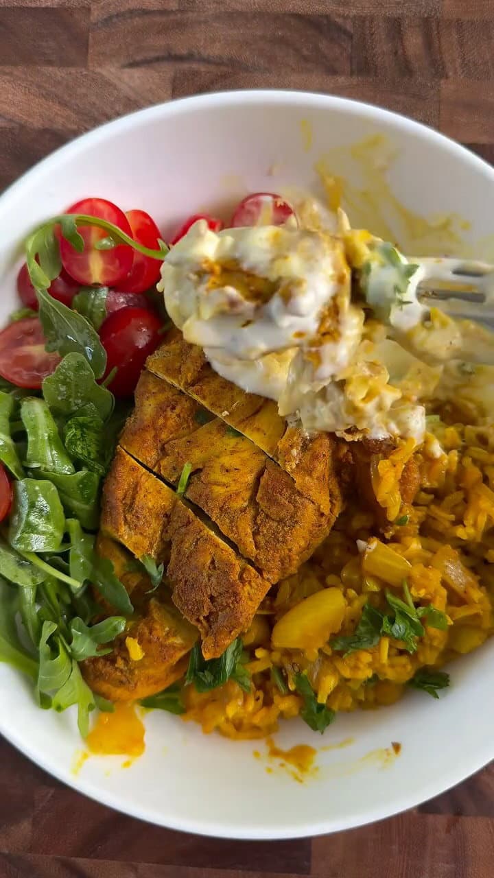 GF/DF Middle Eastern Inspired One Pot Chicken with Chickpeas and Rice recipe