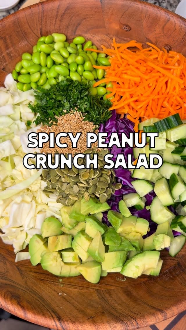 Spicy Peanut Crunch Salad recipe