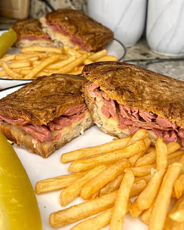 Melty Reuben Sandwiches recipe