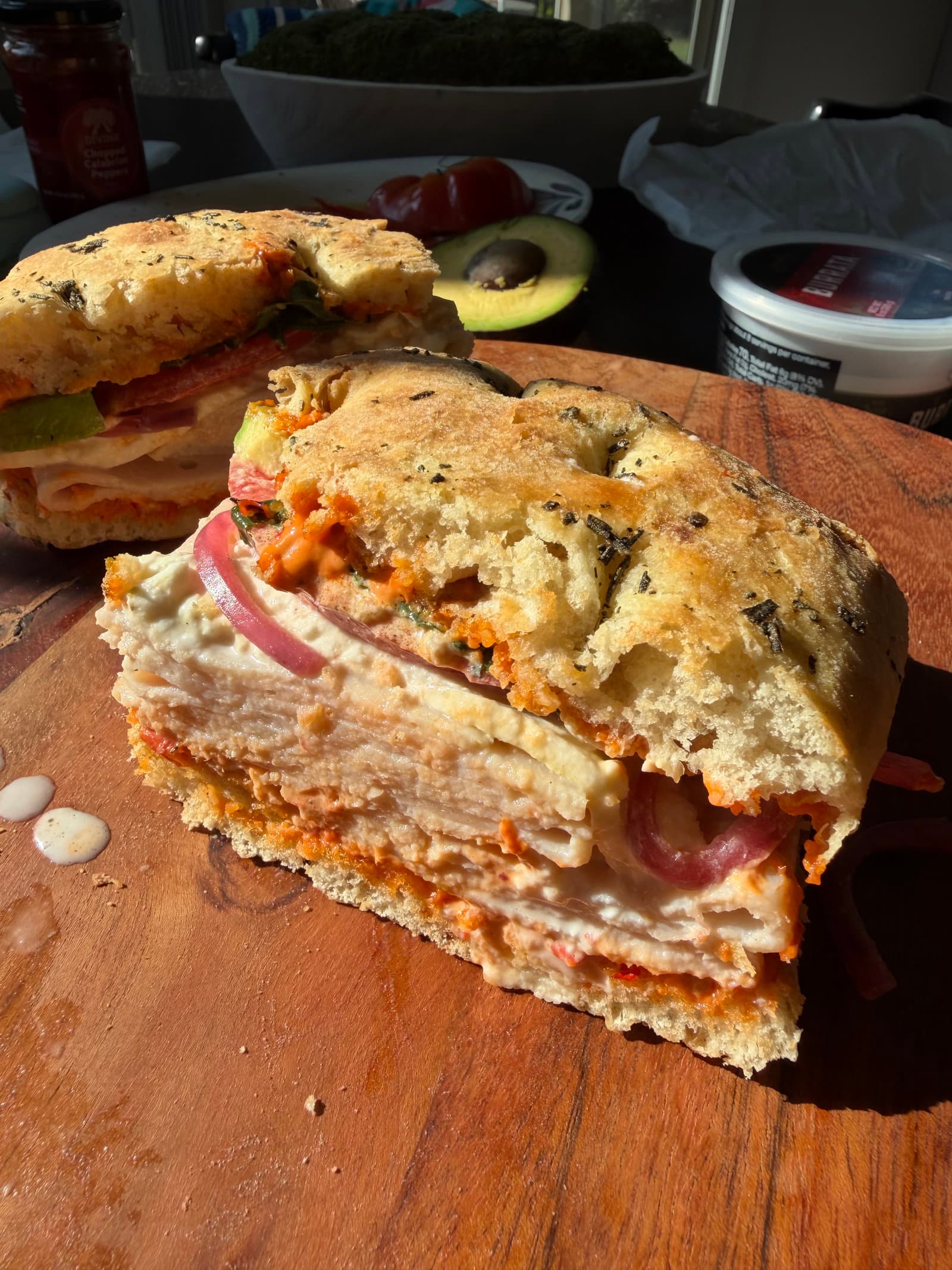 Calabrian Turkey & Burrata Sandwich recipe