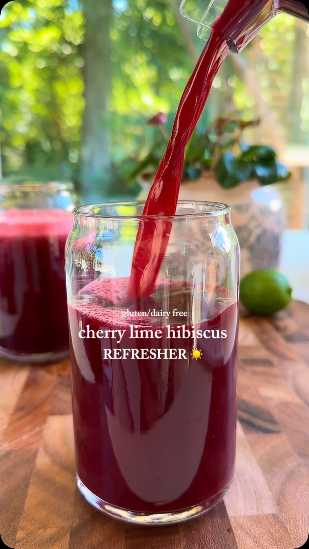 GF/DF Cherry Lime Hibiscus Refresher recipe