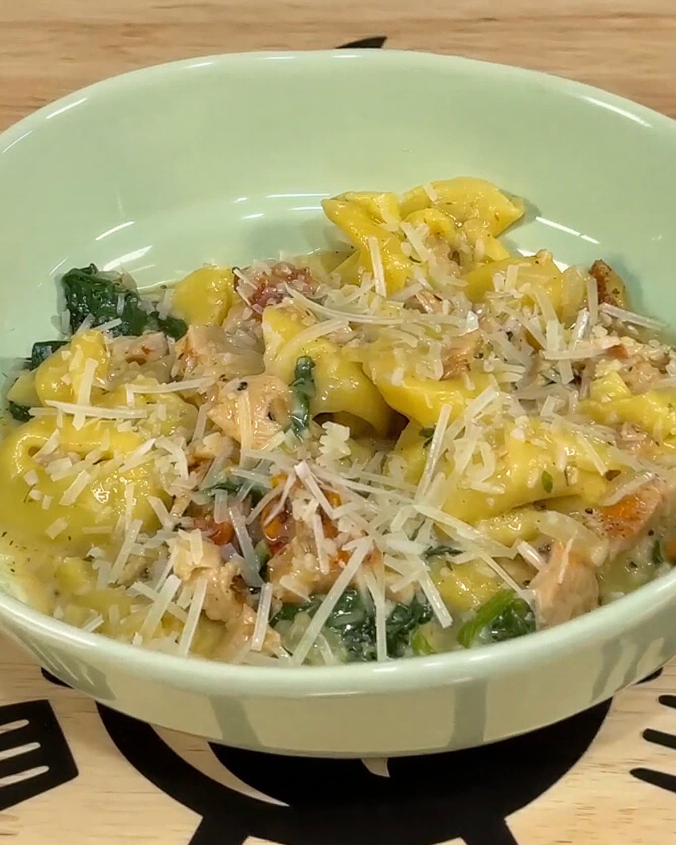 Creamy Tuscan Chicken Tortellini recipe