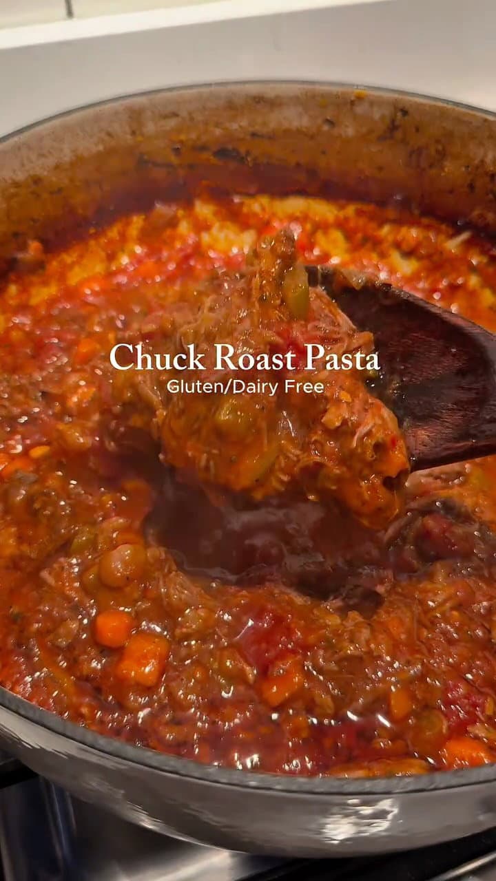 GF/DF Chuck Roast Pasta recipe