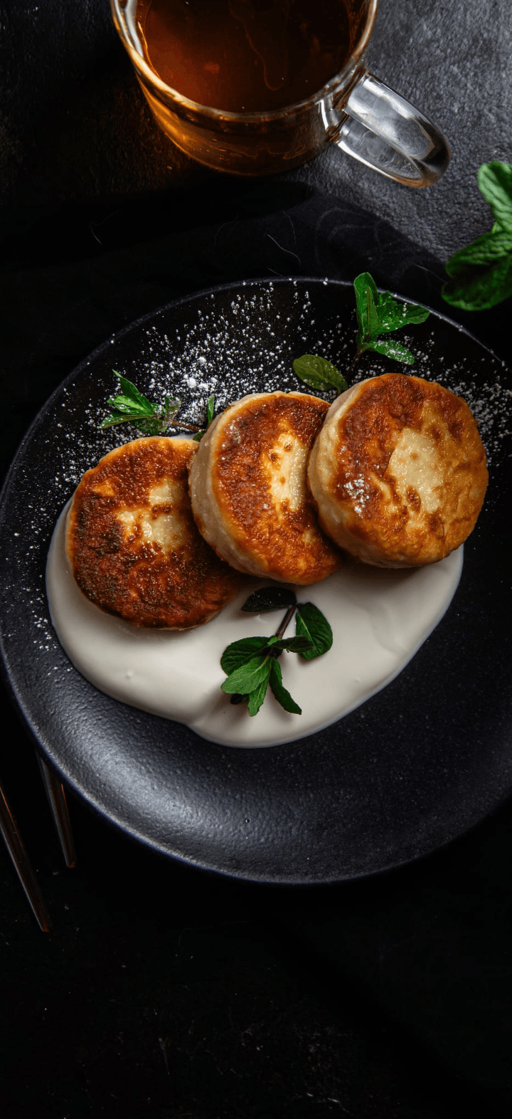 Savory Syrniki (Cheese Dumplings) recipe
