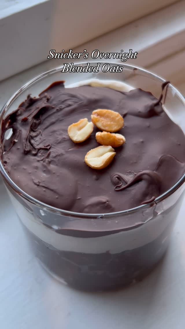 Snickers-Inspired Overnight Oats recipe