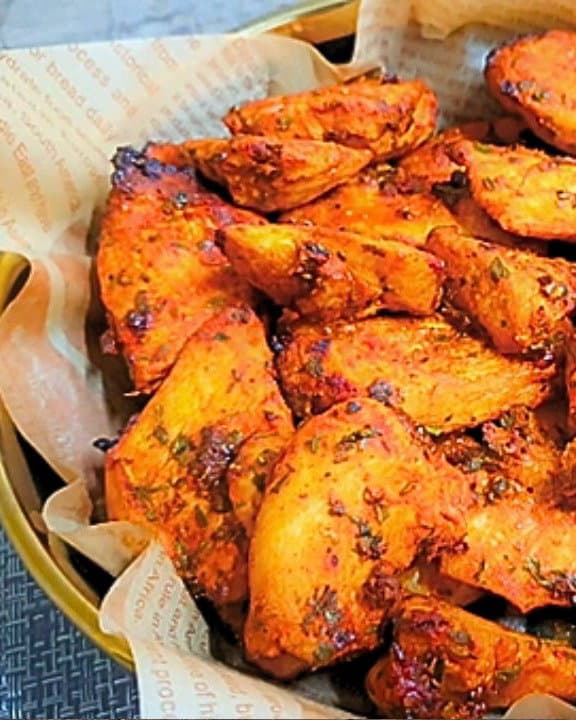 Air Fryer Chicken Tenders (No Coating) + Tortilla Wrap Recipe recipe