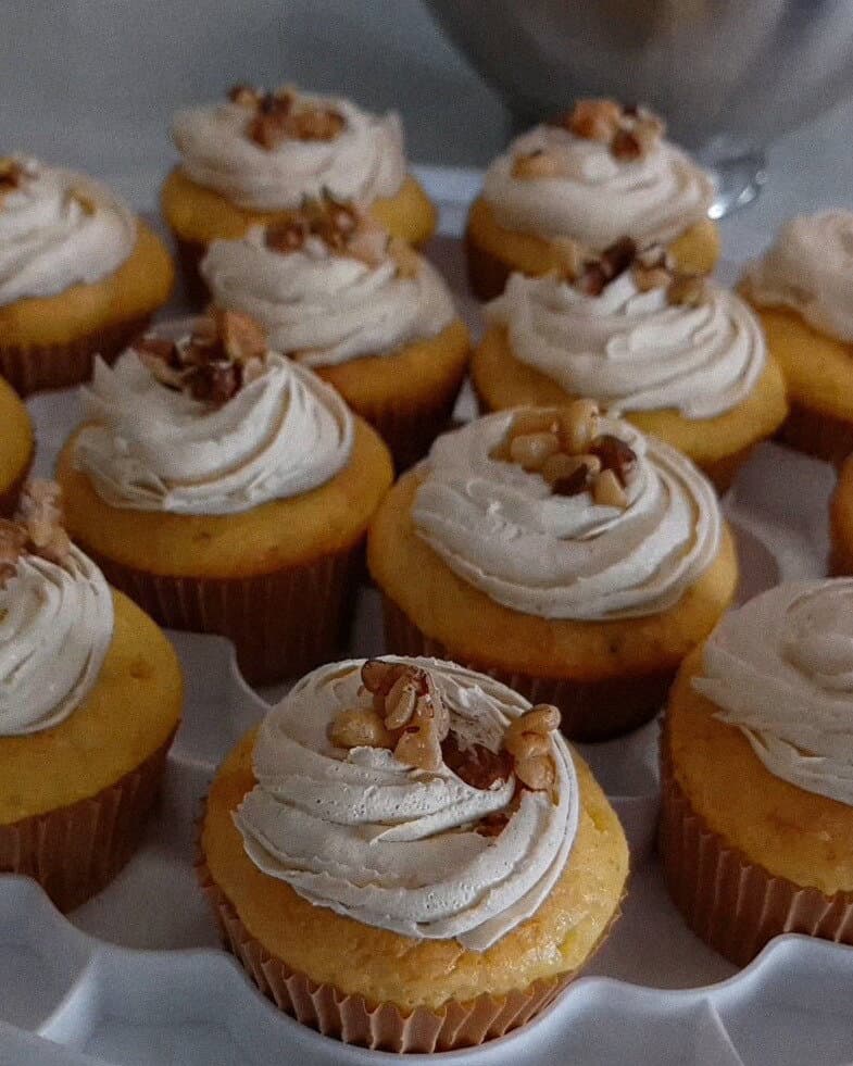Banana Cupcakes with Brown Sugar Buttercream recipe