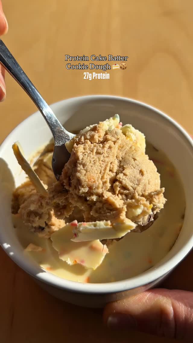 Protein Cake Batter Cookie Dough recipe