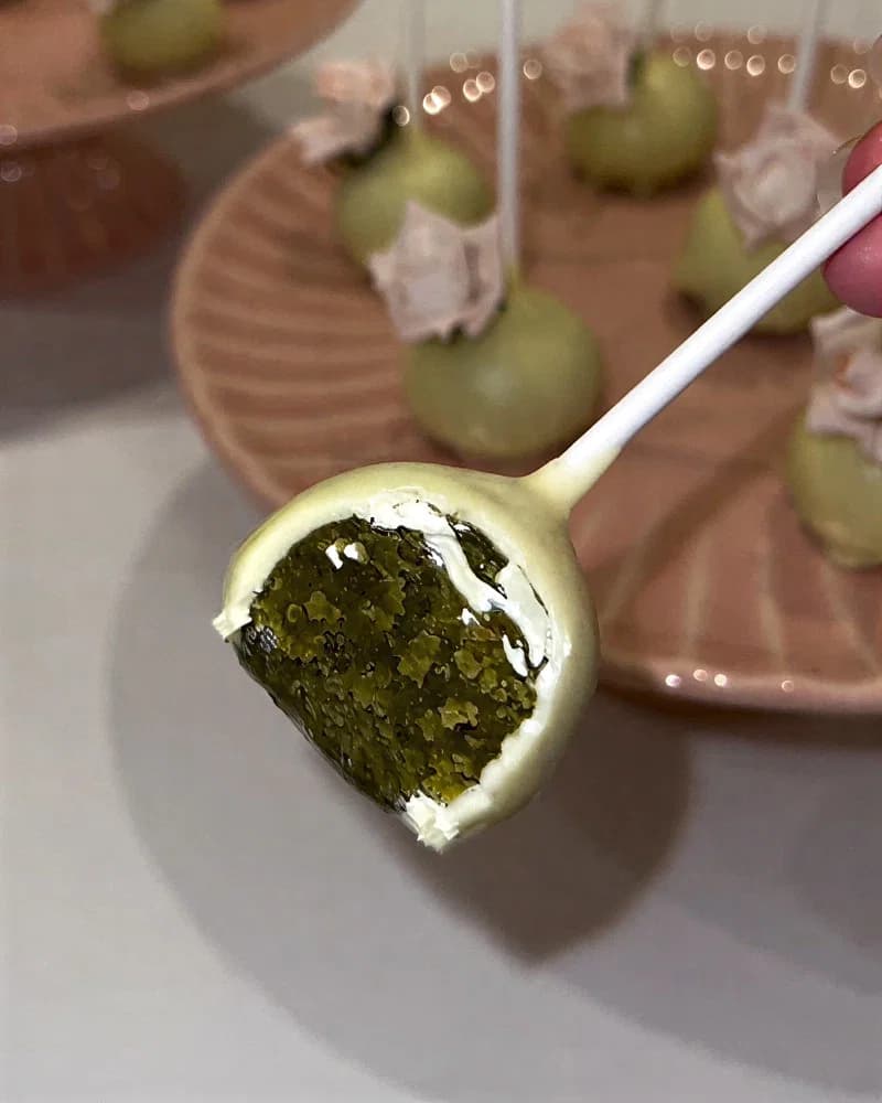 Pistachio Cake Pops recipe