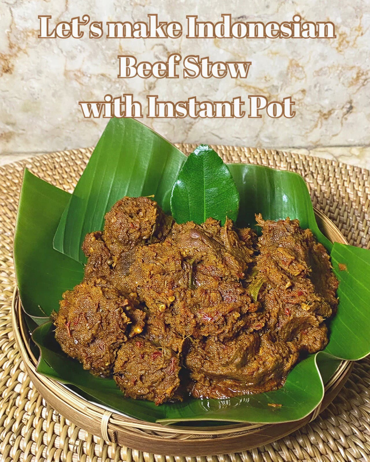 Indonesian Beef Stew (Rendang) — with Instant Pot recipe