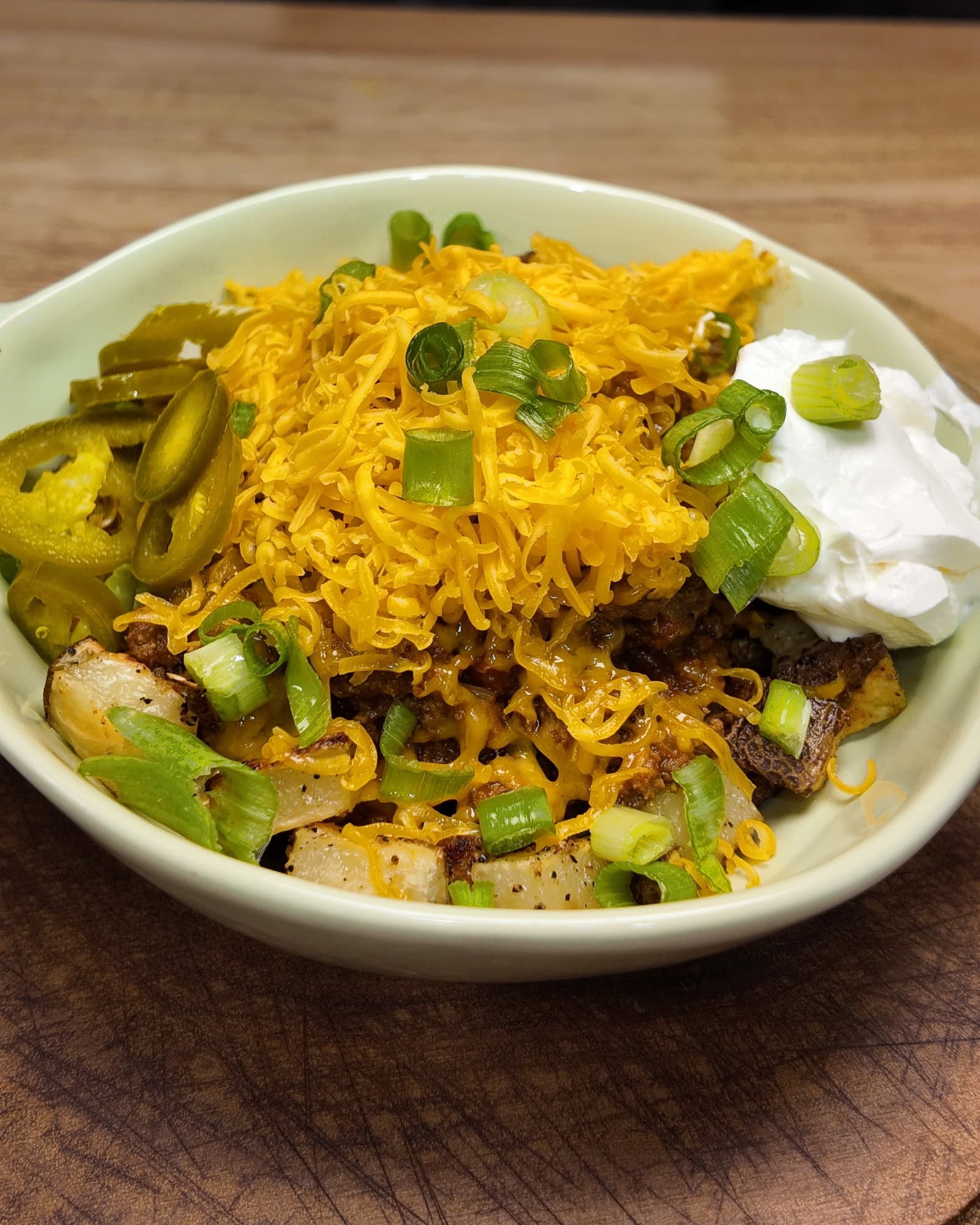 Chili Cheese Potato Skillet recipe