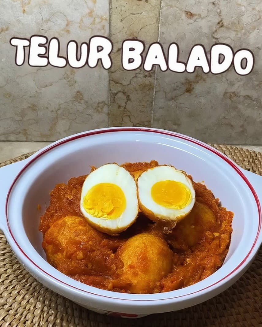 Telur Balado (Eggs in Spicy Chili Sauce) recipe
