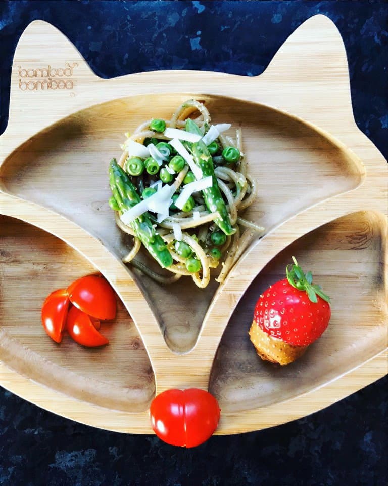 Asparagus, Pea & Pesto Pasta recipe