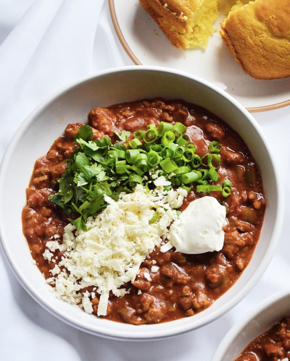 Anti-Inflammatory Ground Turkey Chili in the Crockpot recipe