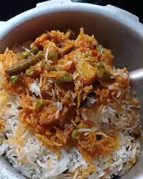 Veg. Amritsari Biryani recipe
