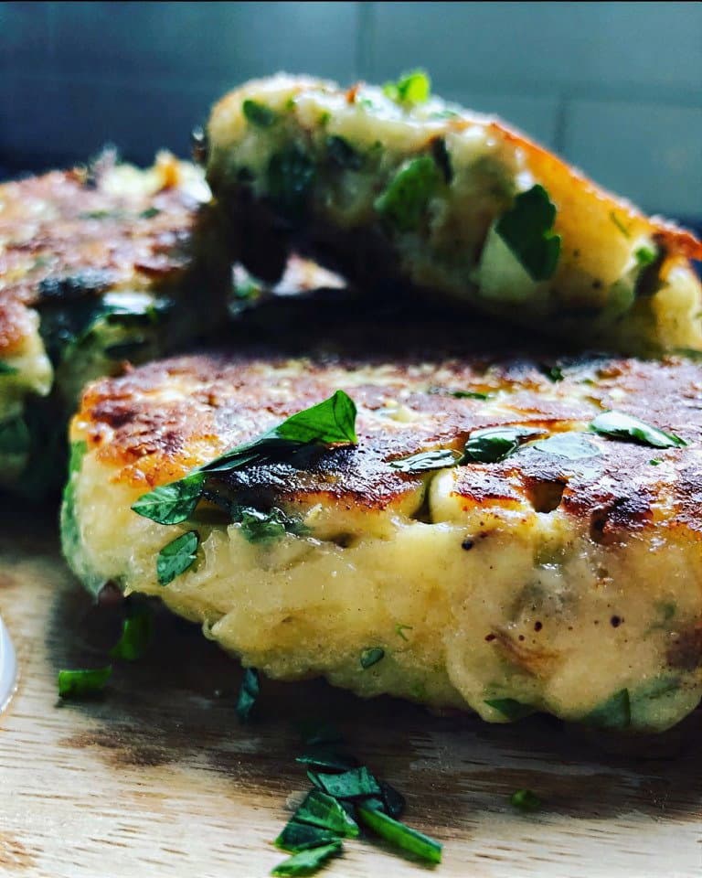 Leftover Roast Potato Cakes recipe