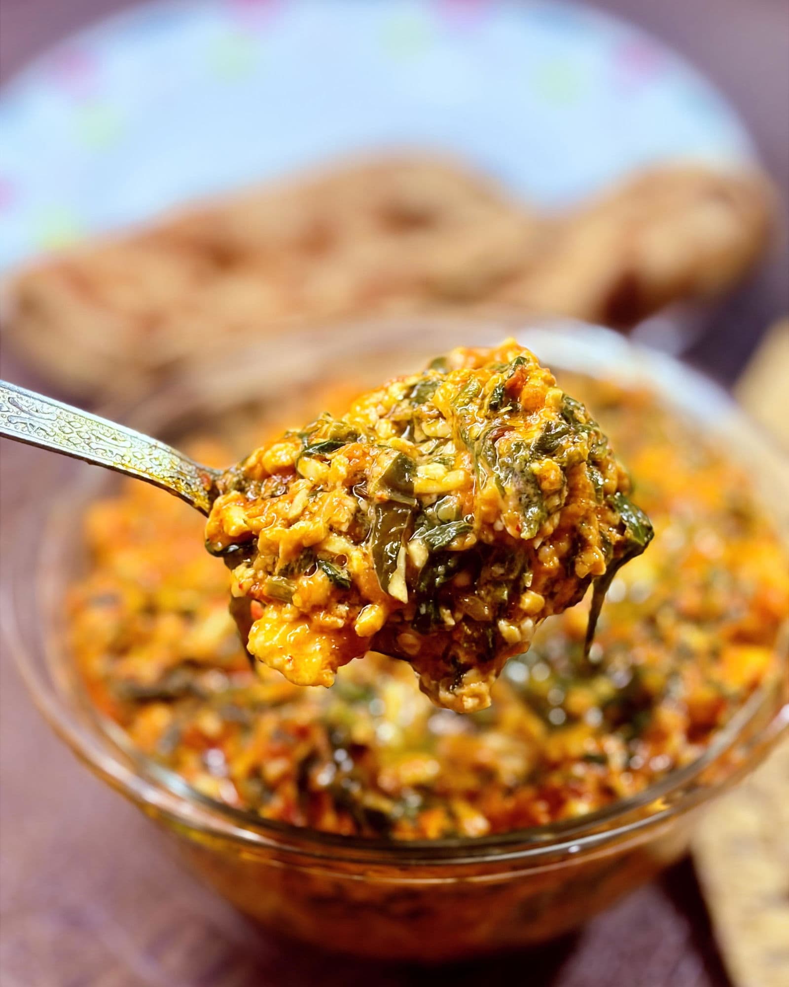 Easy Palak Paneer Bhurji  recipe