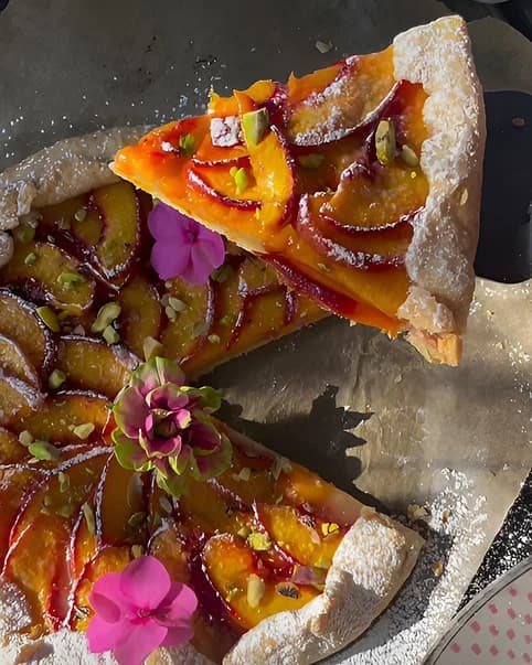Nectarine Tart Galette recipe