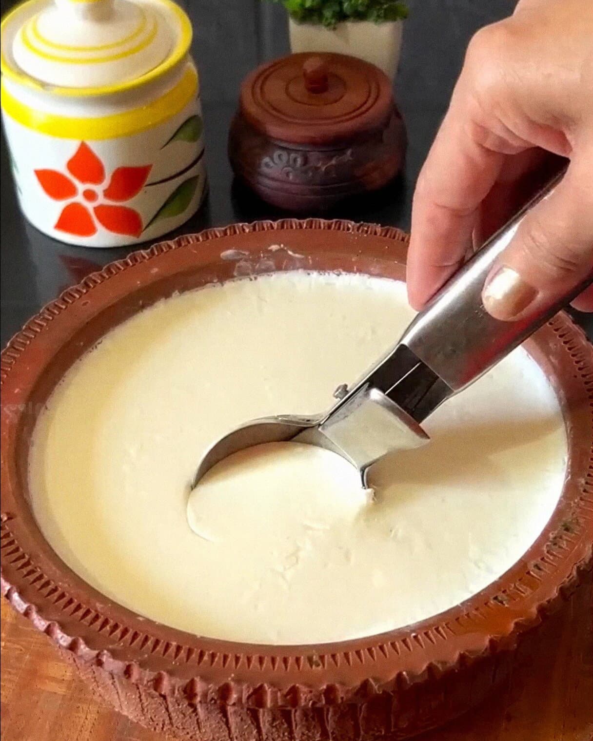 Thick & Creamy Low-Fat Homemade Dahi recipe