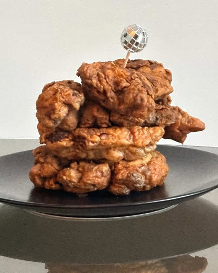 Champagne-Battered Fried Chicken recipe