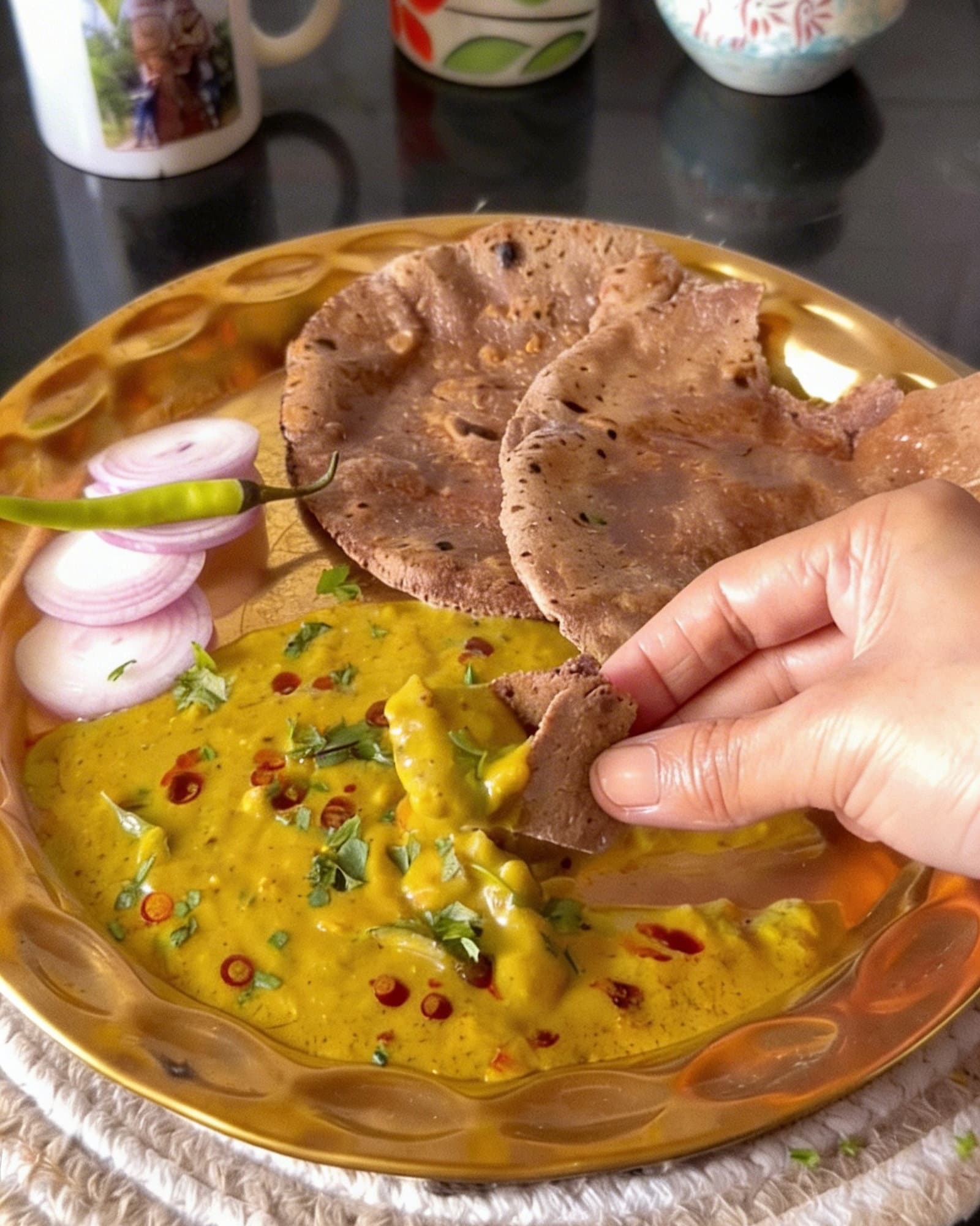 5-Minute Spicy Besan Curry – No Time Cooking! recipe