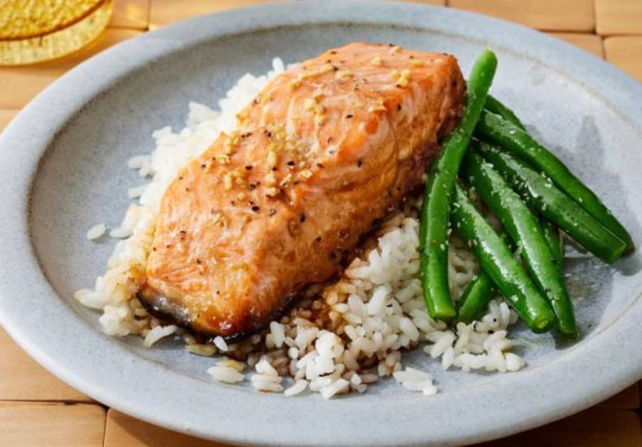 Maple Soy Glazed Salmon recipe