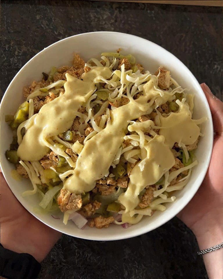McChicken Burger Bowl recipe
