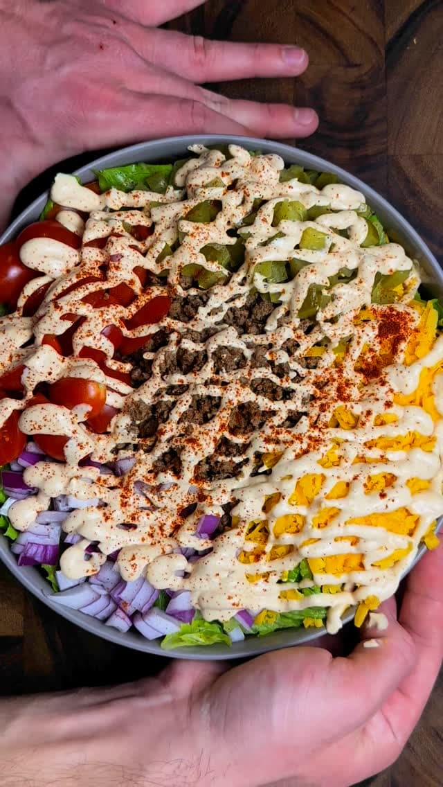 Cheeseburger Salad Bowl recipe
