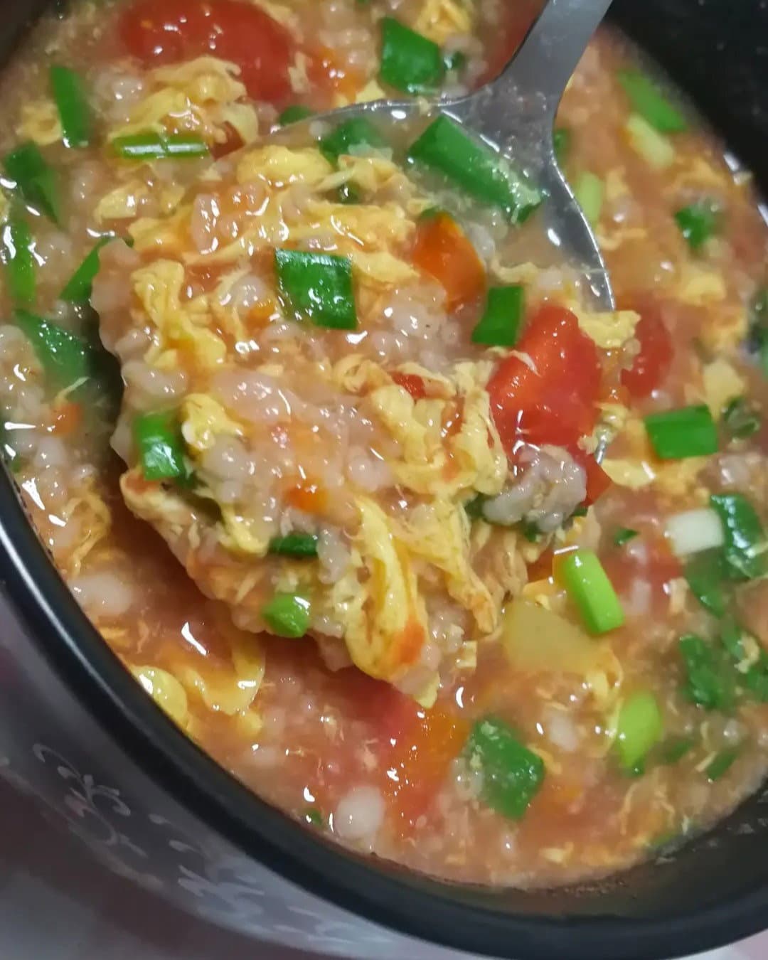 Tomato and Egg Oat Porridge recipe